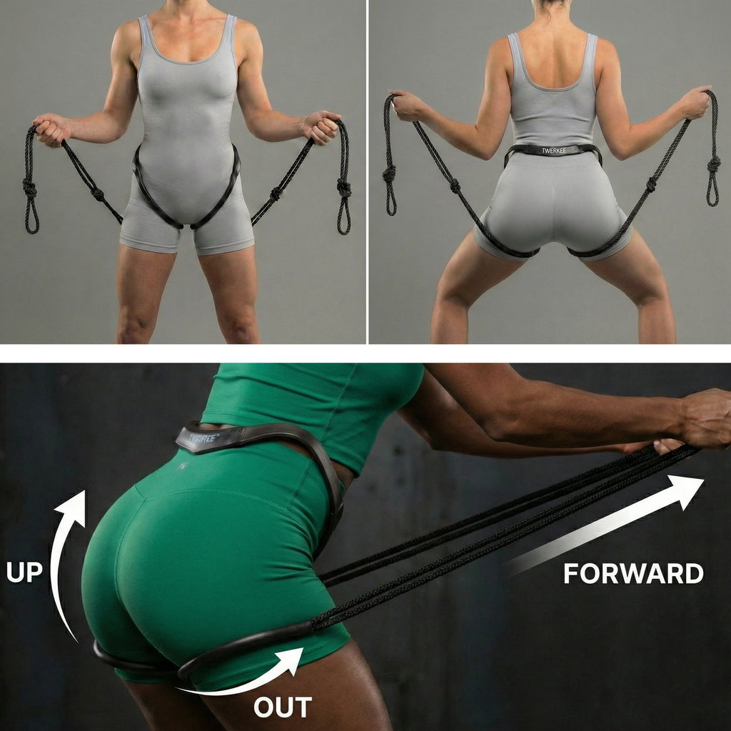 The Twerkee™ - Performance Band for Twerk Practice, Pole Conditioning & Lower Body Control